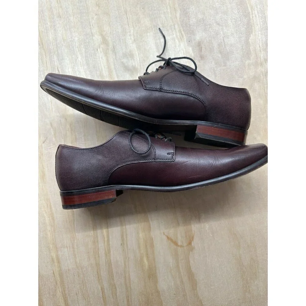 Florsheim Men’s Dress Shoes‎ Brown Leather Lace Up Oxford 10D Shoe Work Comfort